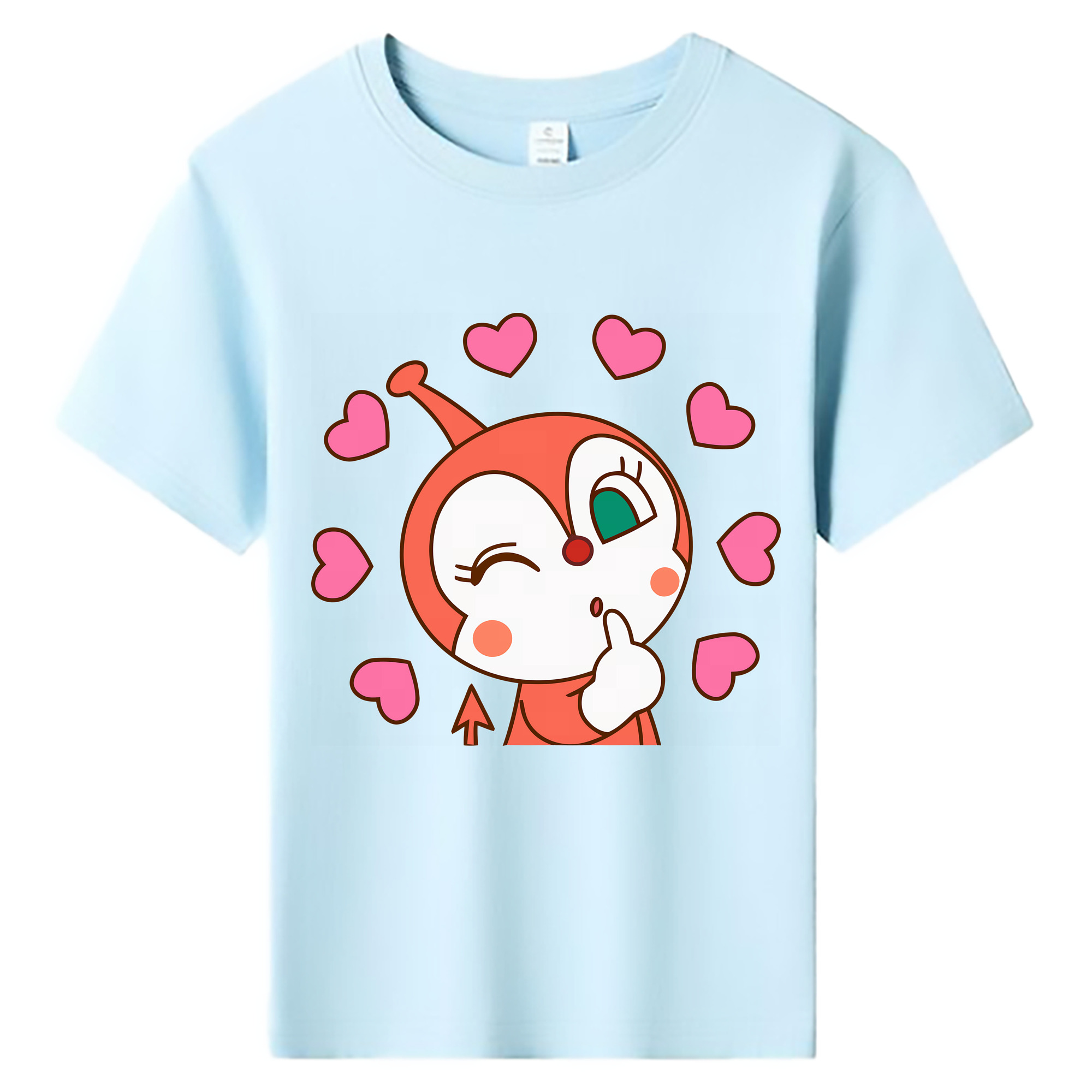 （画像用） アンパンマン Anpanman 綿100％キッズTシャツ（フロントプリント）